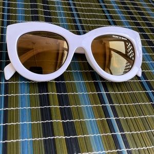 QUAY X SHAY White Jinx Sunglasses